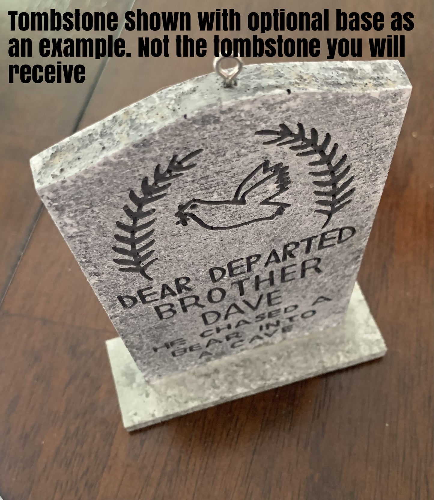 Wathel R. Bender Mini Ornament Tombstone