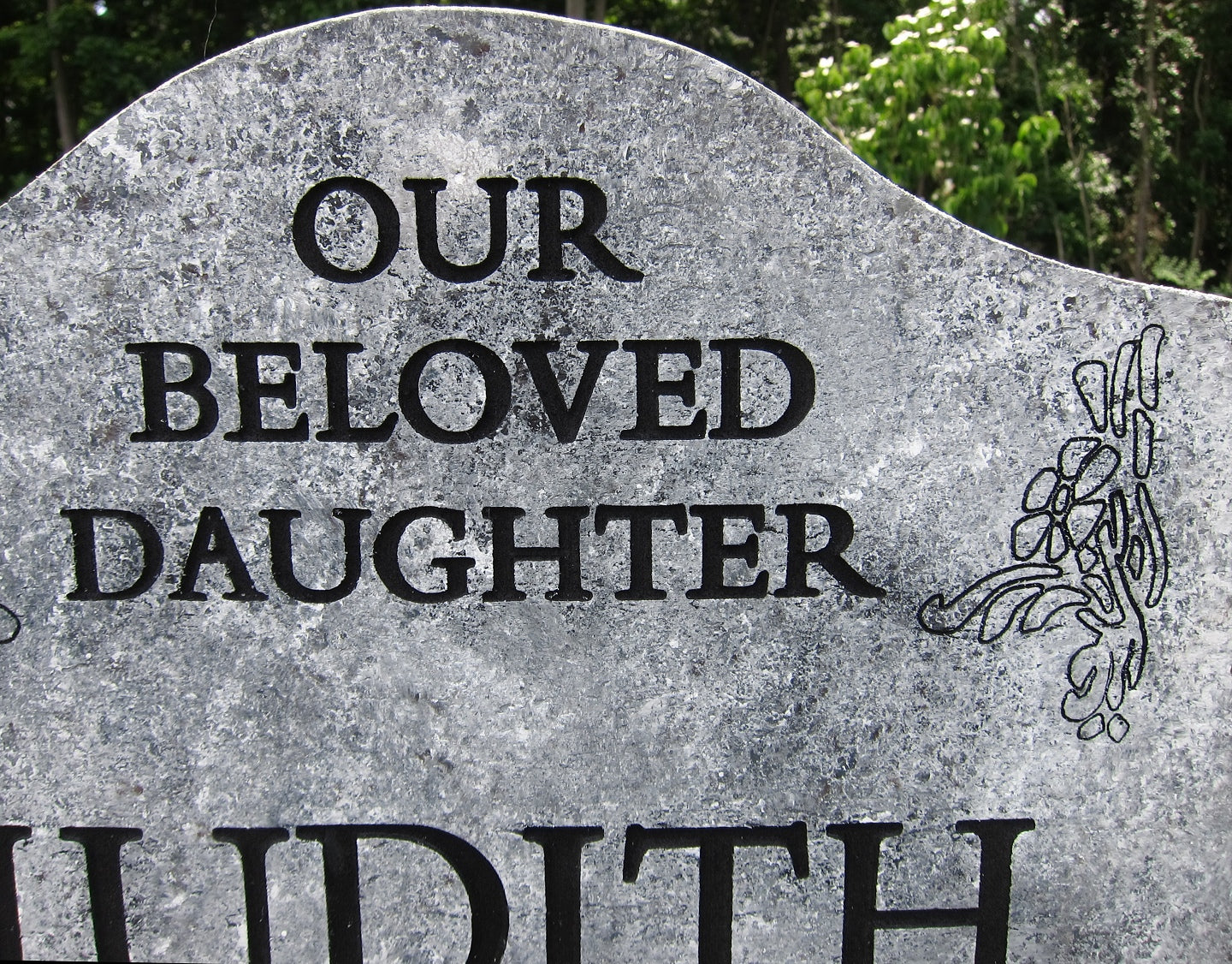Judith Myers Halloween Tombstone