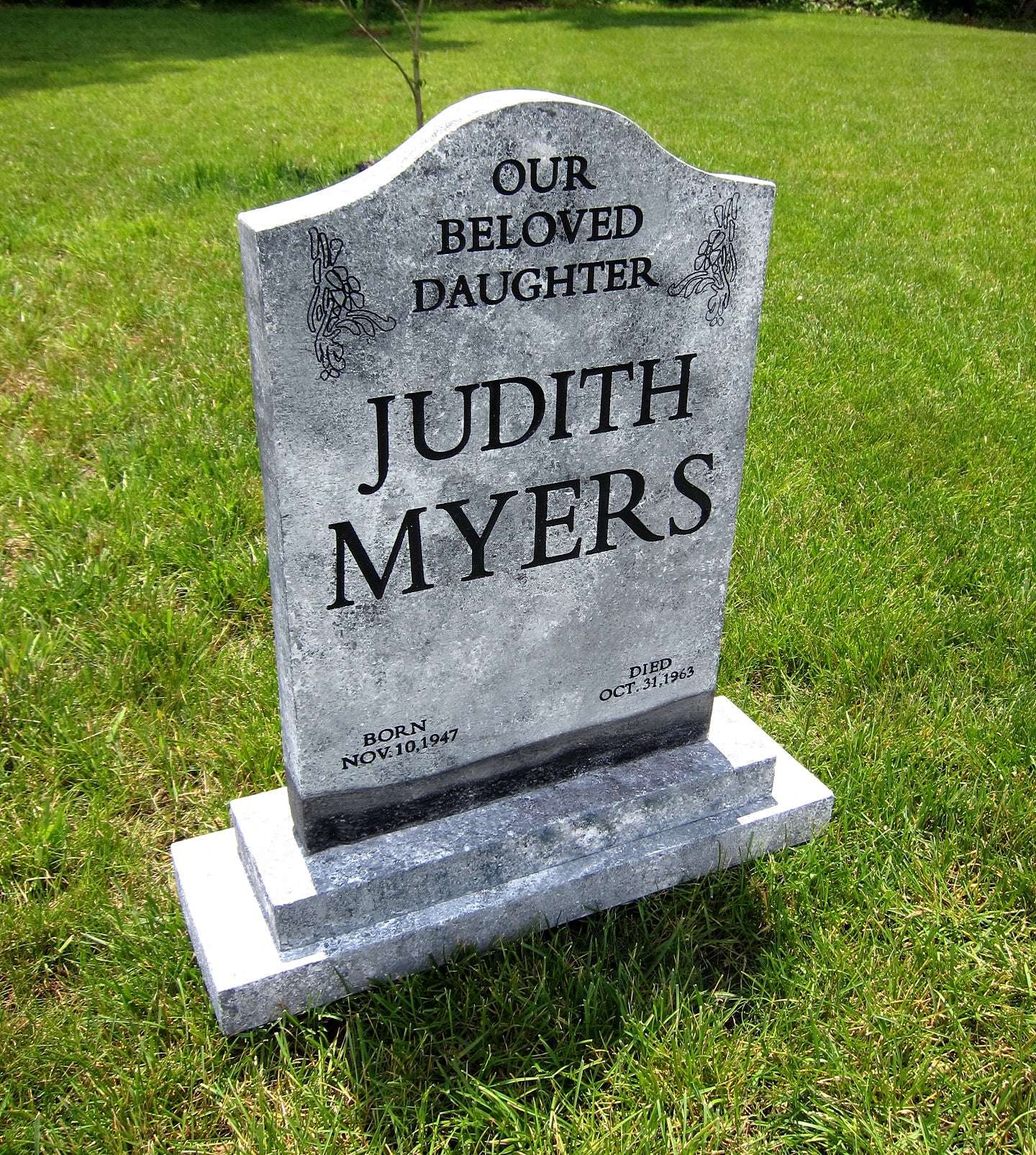Judith Myers Halloween Tombstone