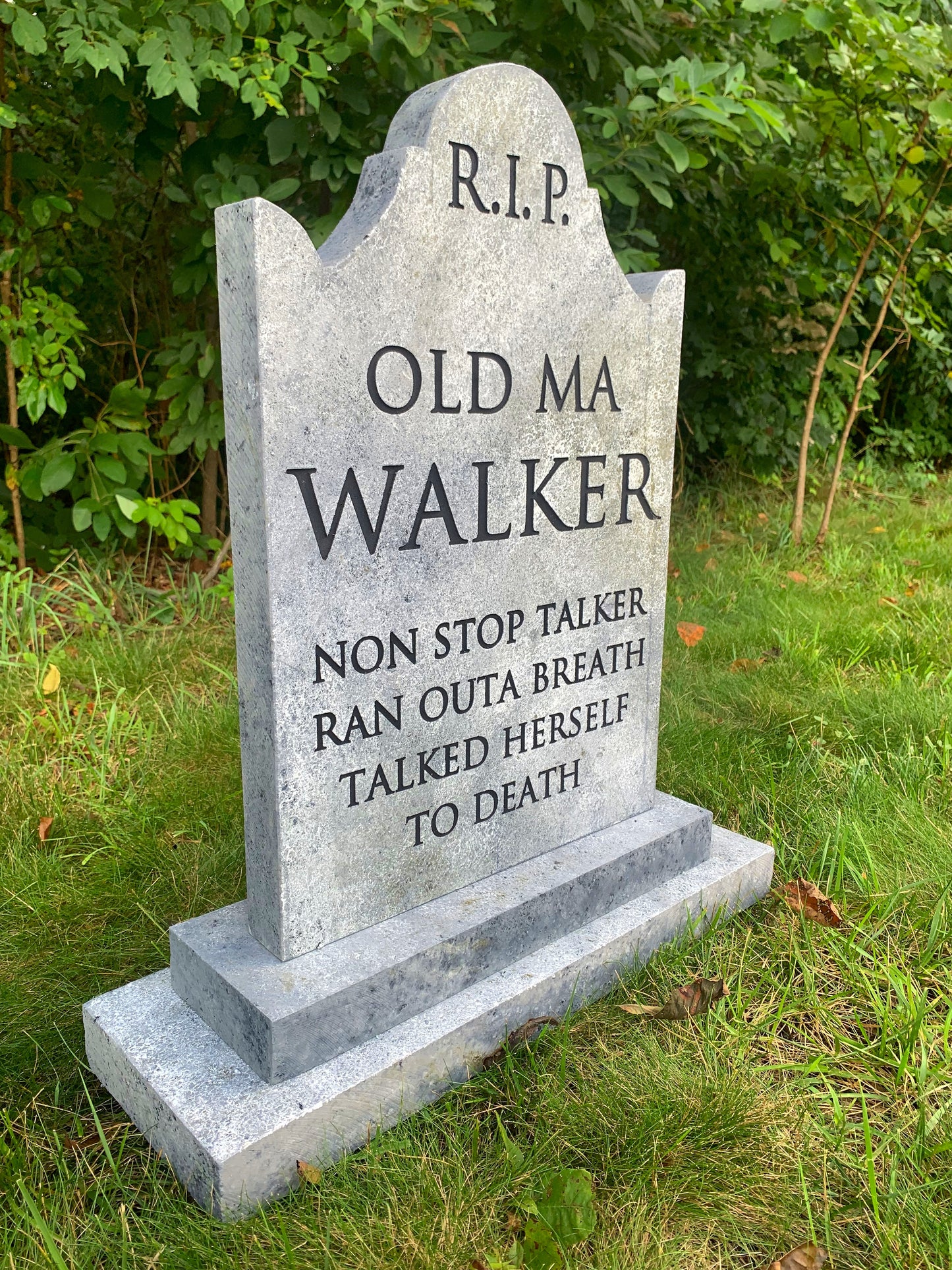 Old Ma' Walker Funny Comical Tombstone