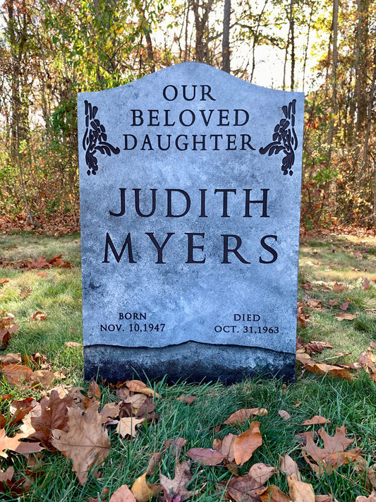 Judith Myers Life Size Movie Replica Halloween Tombstone