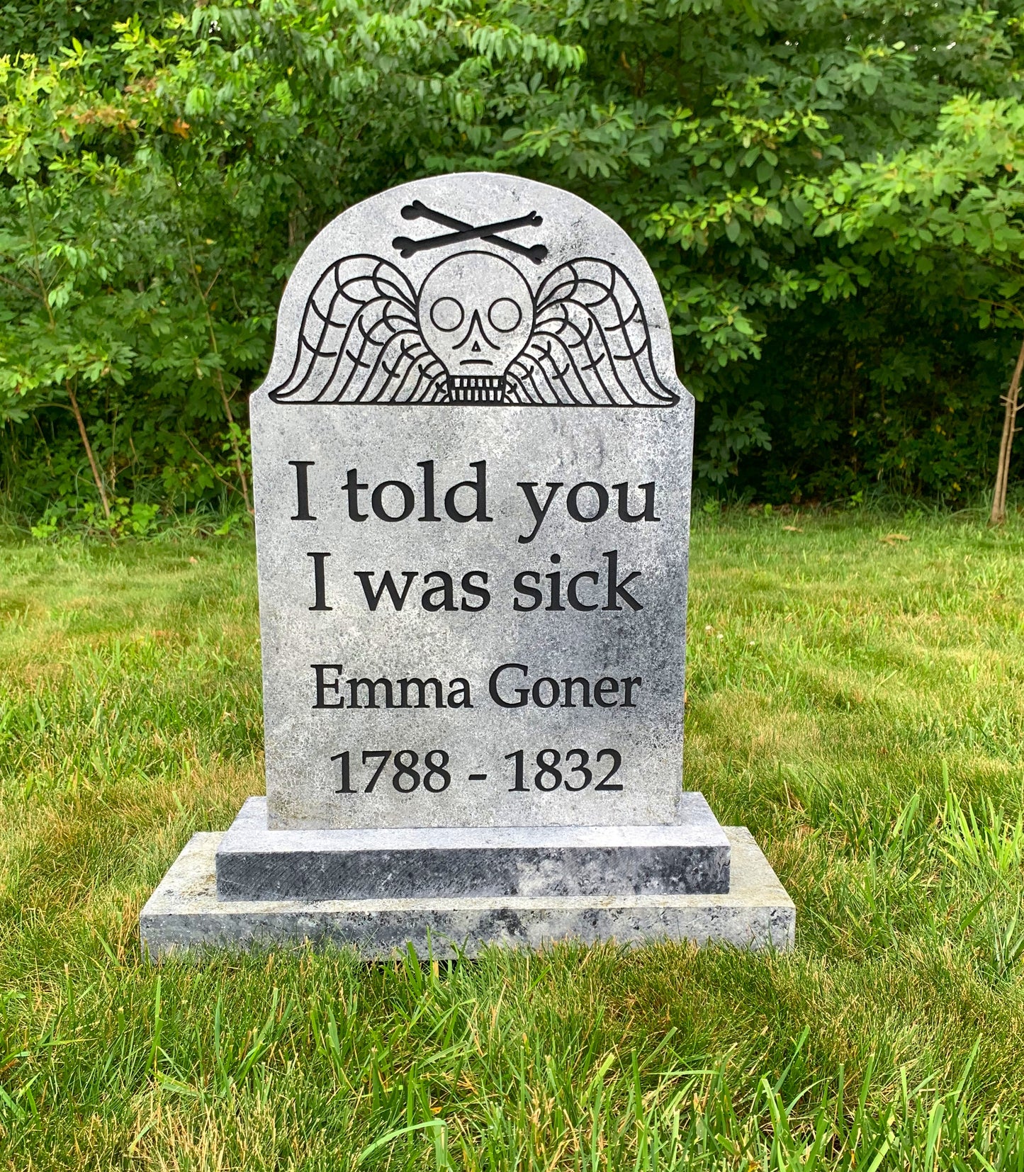 Emma Goner Halloween Tombstone