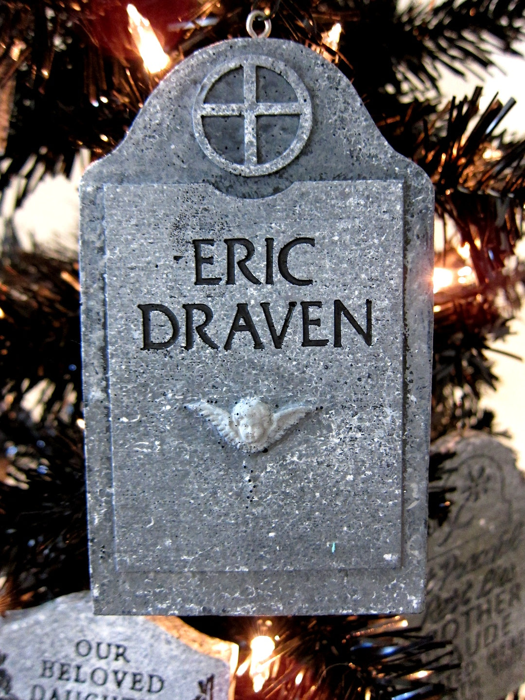 Eric Draven The Crow Mini Ornament Tombstone