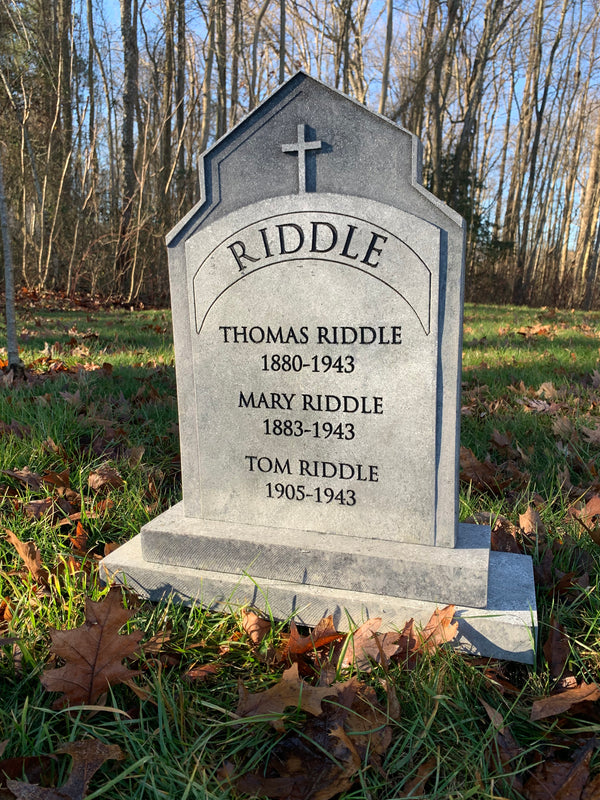 Tom Riddle Harry Potter Original Design Tombstone – Cemetery Haunts