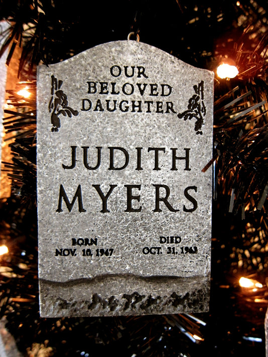 Judith Myers Halloween Mini Ornament Tombstone