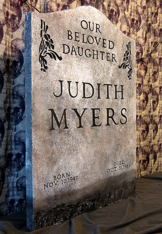 Judith Myers Life Size Movie Replica Halloween Tombstone