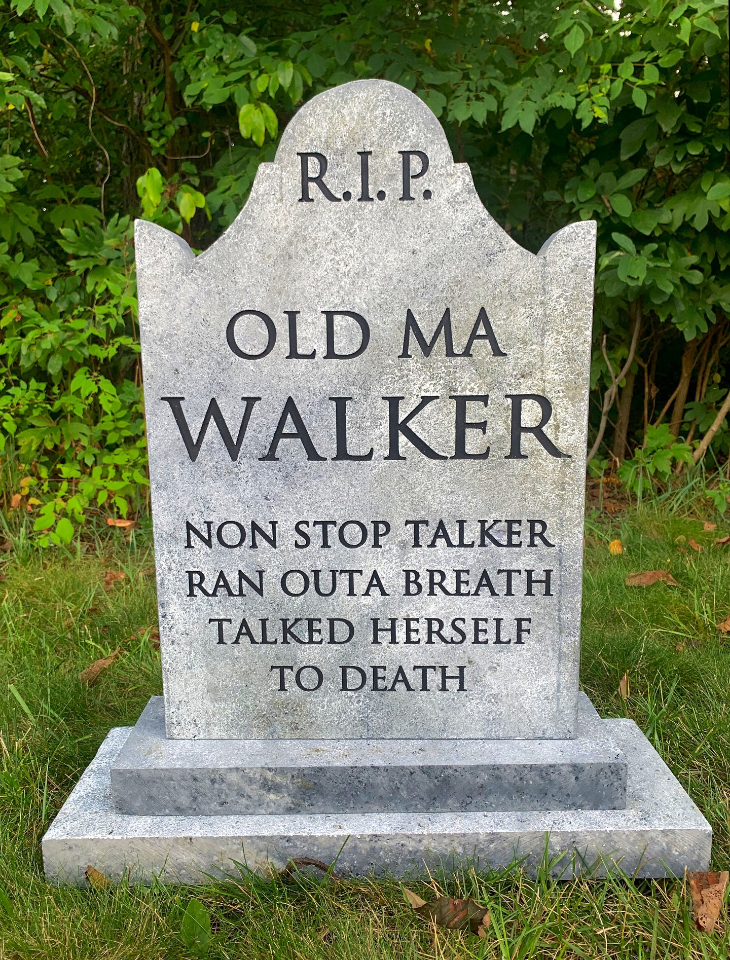 Old Ma' Walker Funny Comical Tombstone