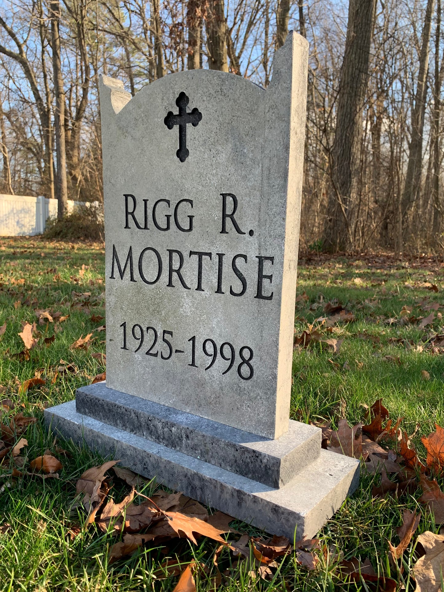 Rigg R. Mortise Tombstone