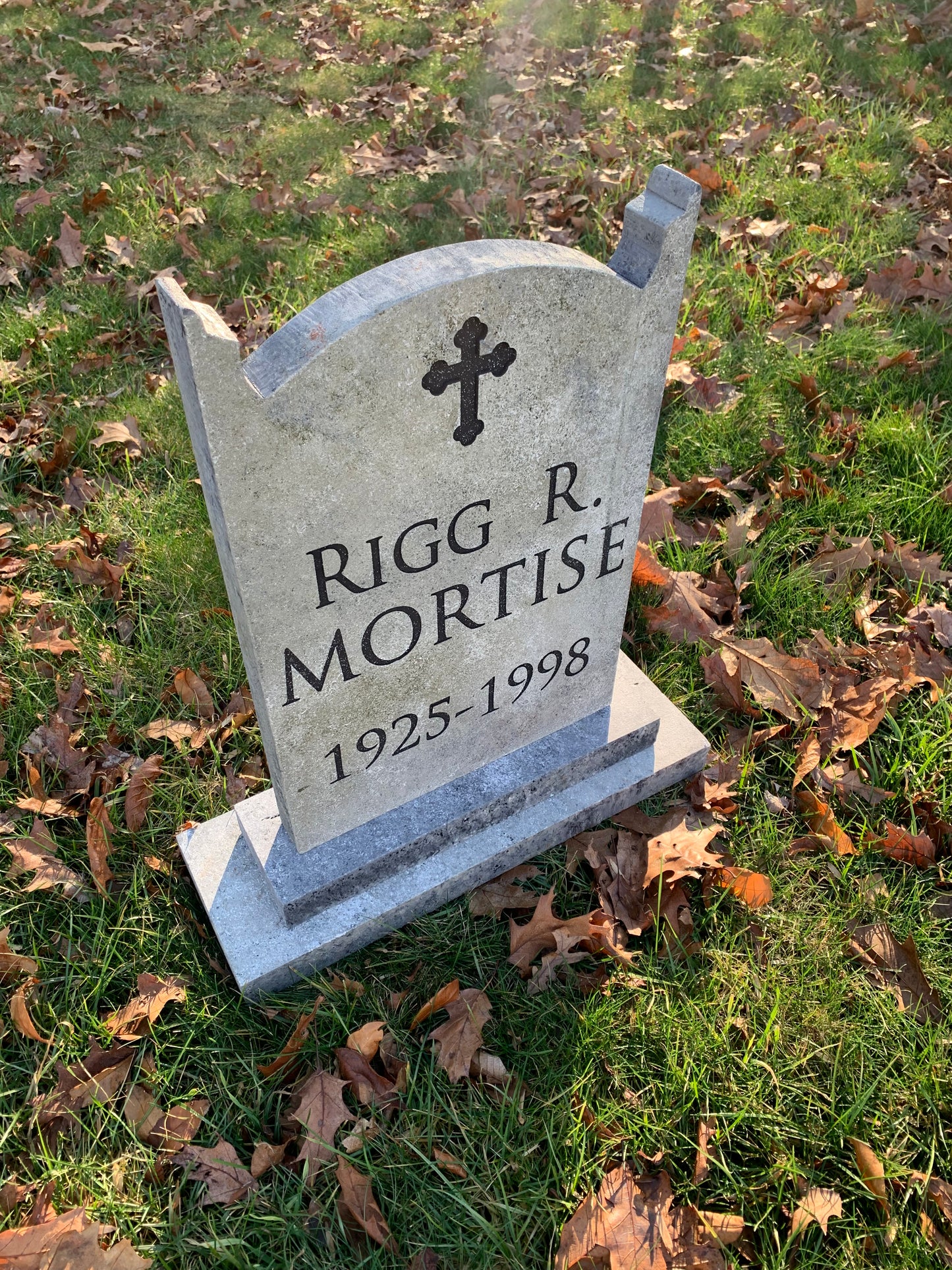 Rigg R. Mortise Tombstone