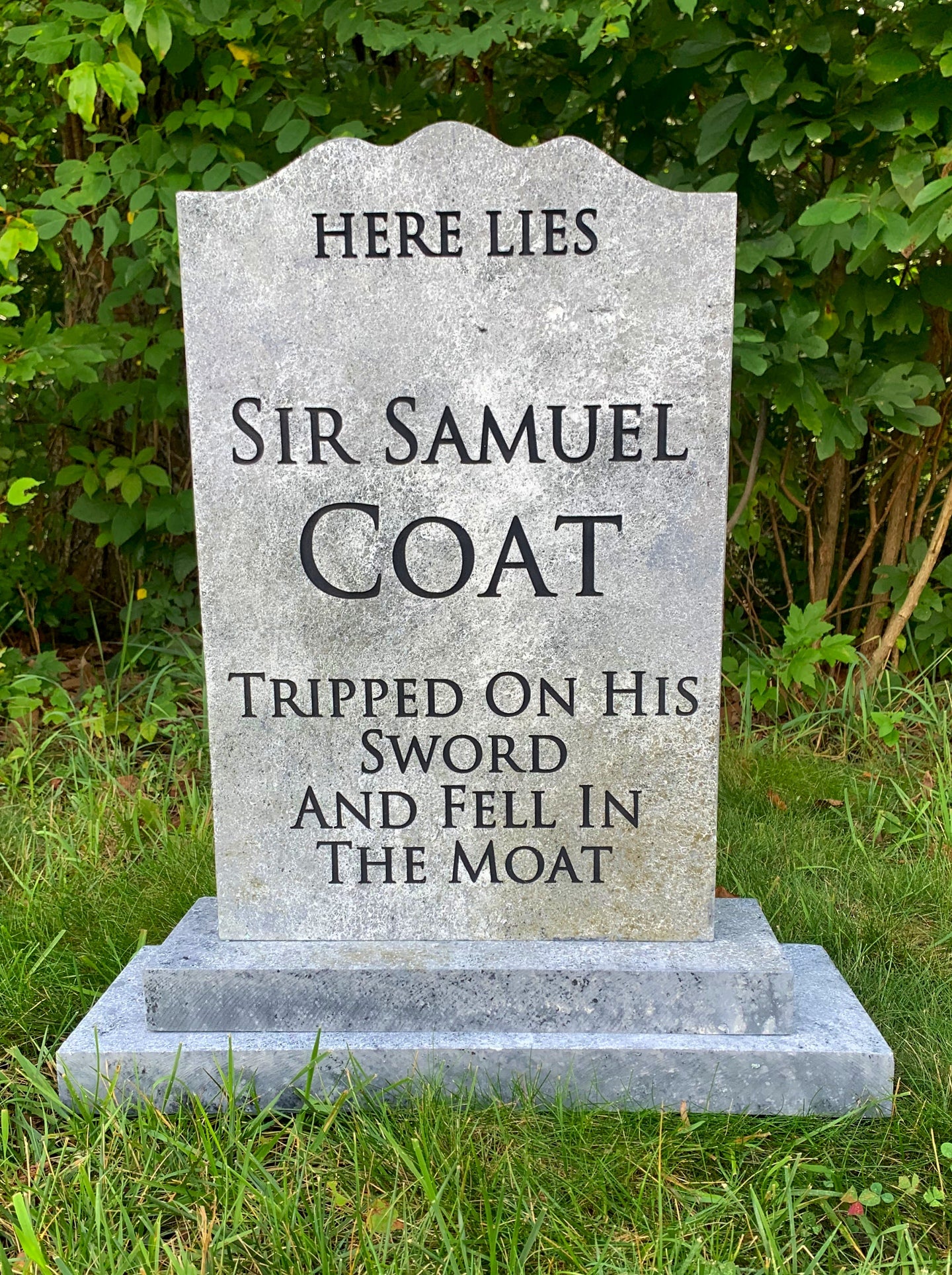 Sir Samuel Coat Funny / Comical Tombstone