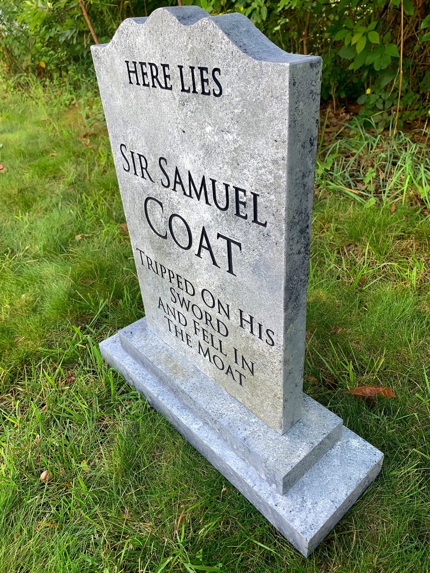 Sir Samuel Coat Funny / Comical Tombstone