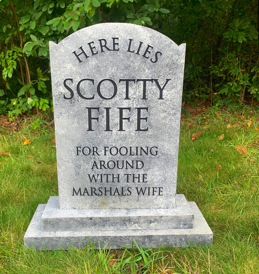 Scotty Fife Funny Comical Tombstone