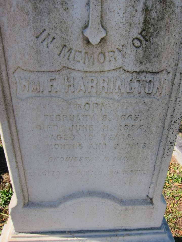 Harrington Tombstone Cemetery Prop Made to Scale