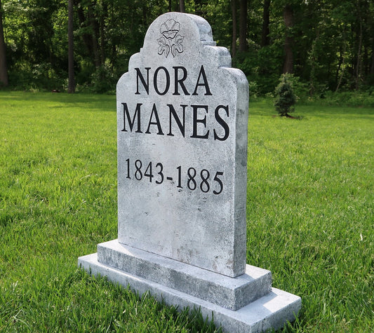 NORA MANES Silly Halloween Tombstone Yard Prop