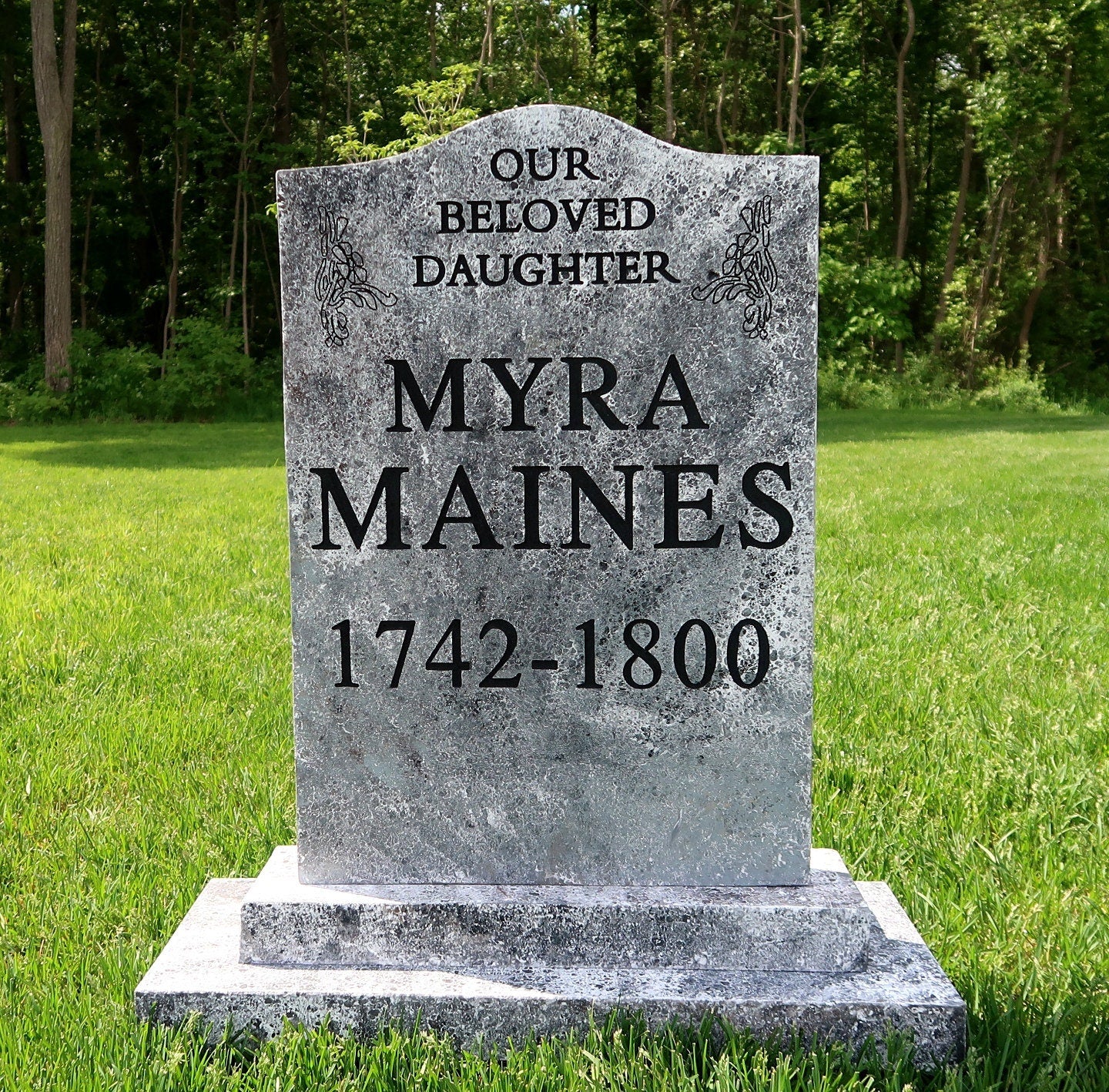 MYRA MAINES Silly Halloween Tombstone Prop