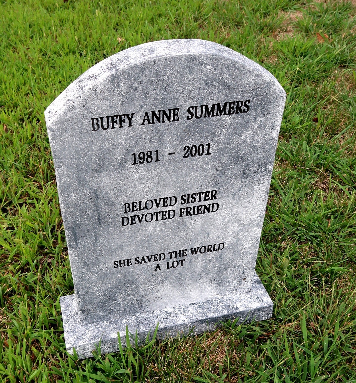 Buffy Summers the Vampire Slayer Tombstone