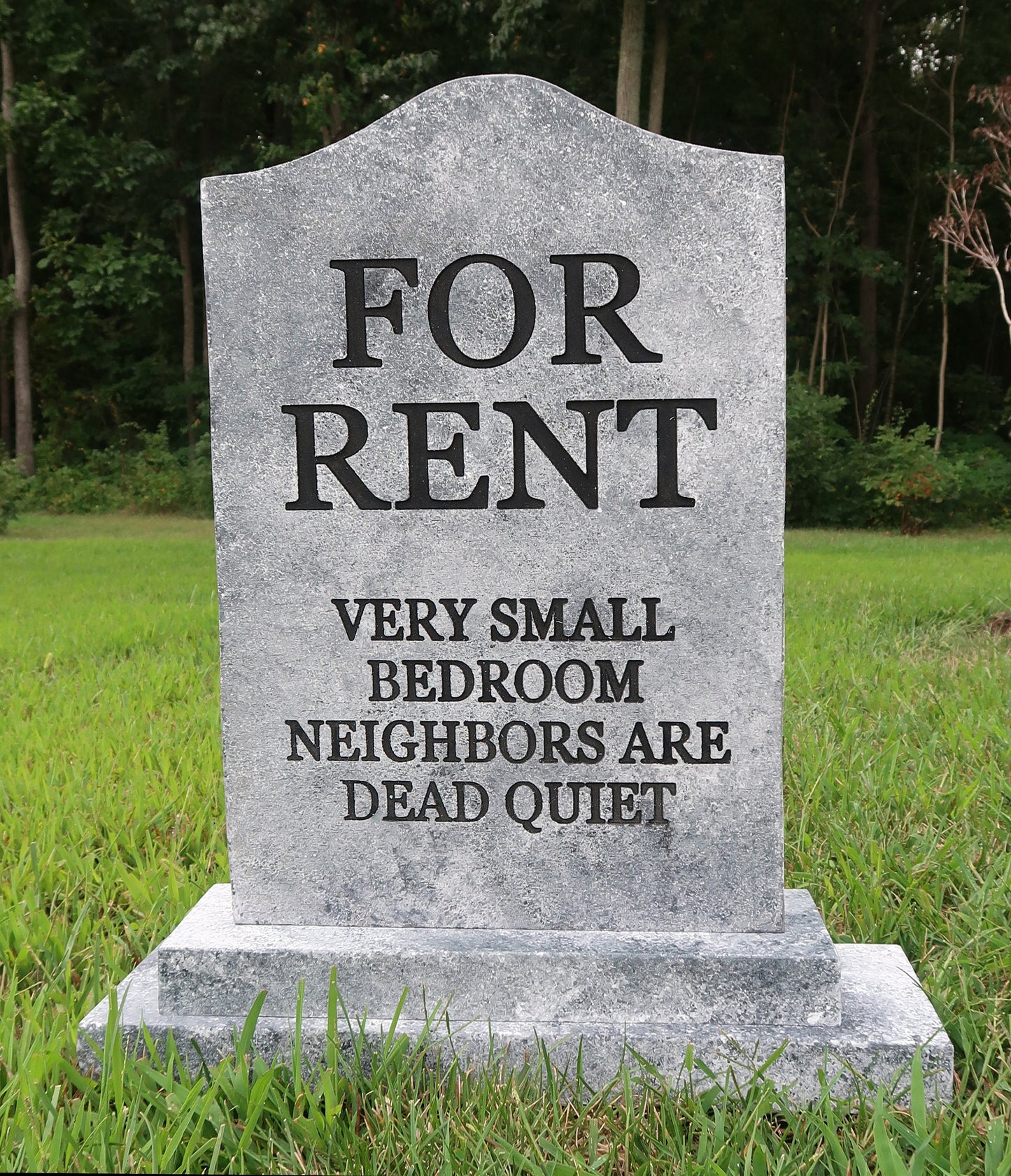 FOR RENT Silly Halloween Tombstone