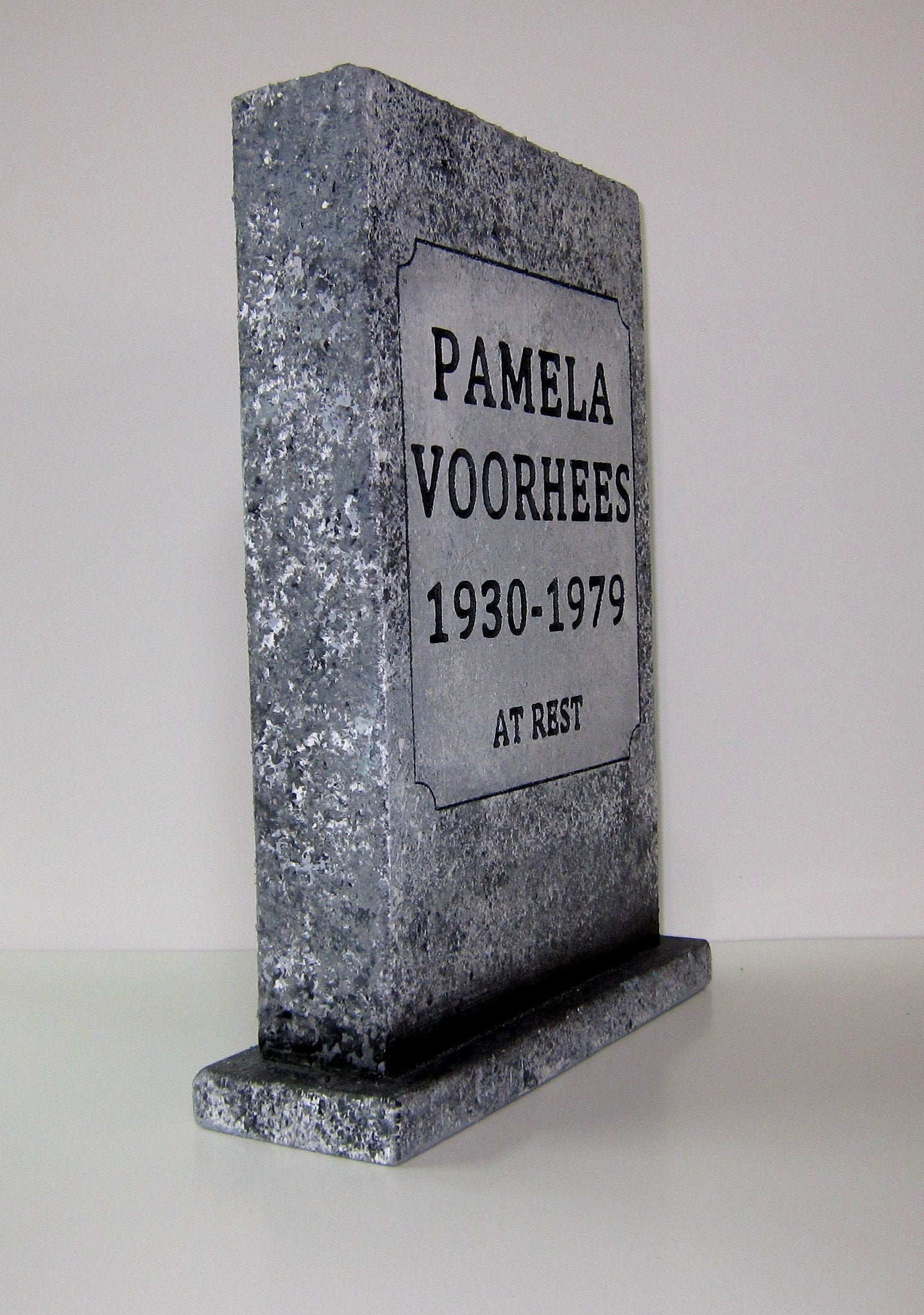 Pamela Voorhees Friday the 13th MINI Tombstone Prop
