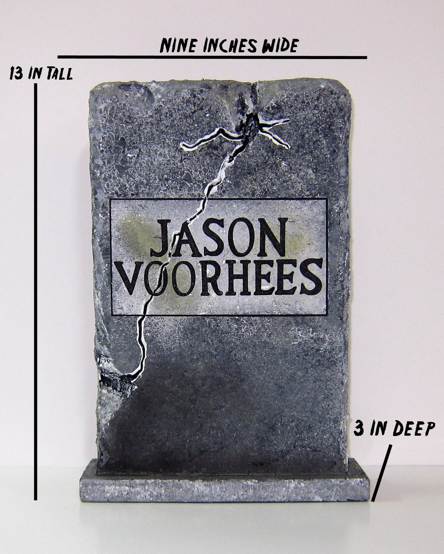 Jason Voorhees Friday The 13th Part 6 Mini Tombstone Prop