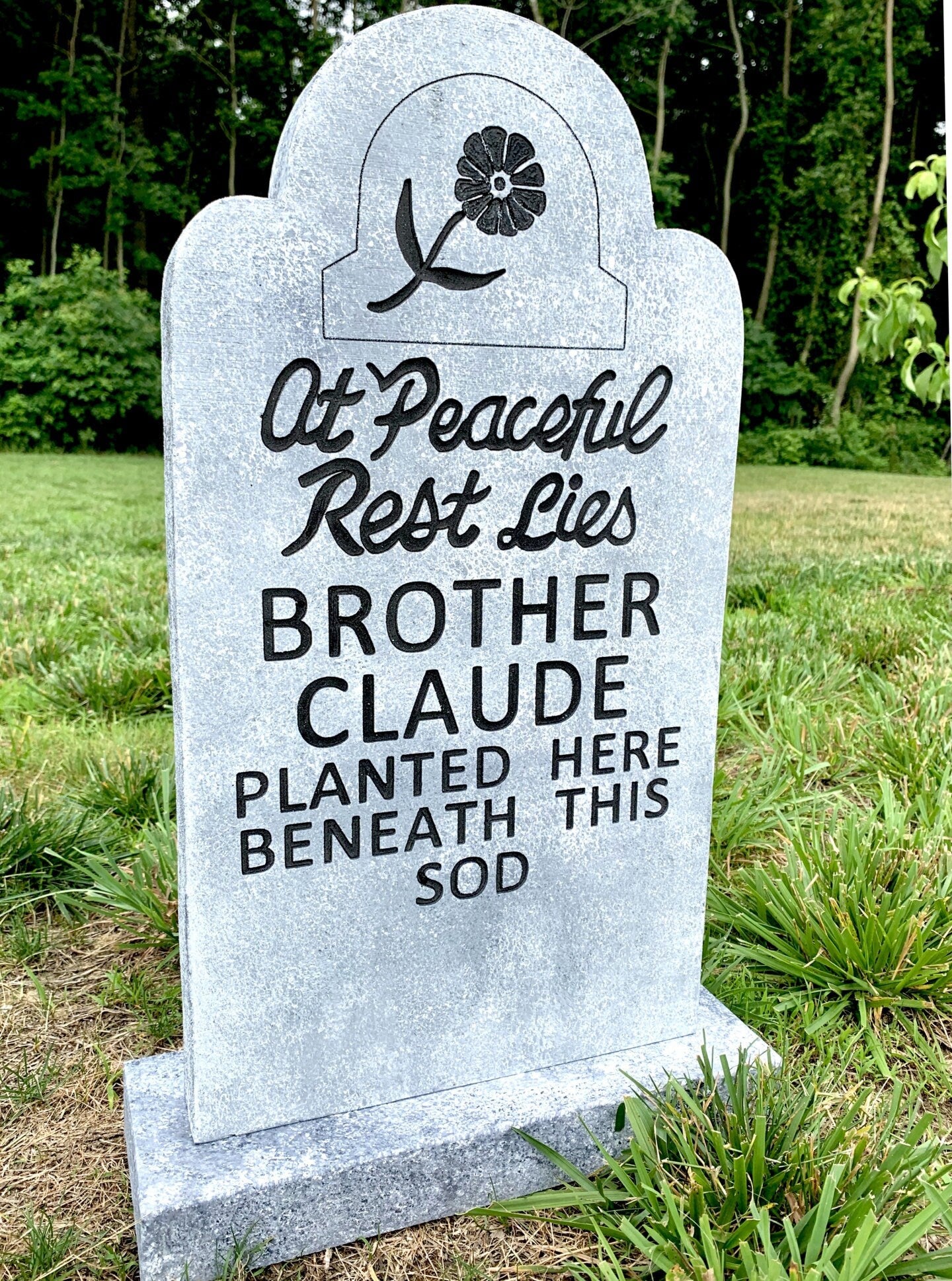 Brother Claude At Peaceful Rest Tombstone