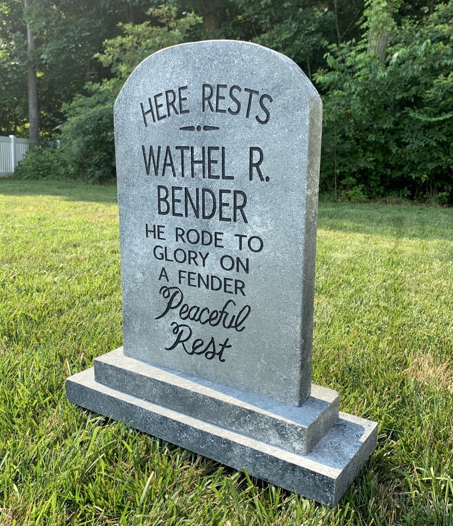 Here Rests Wathel R Bender Tombstone