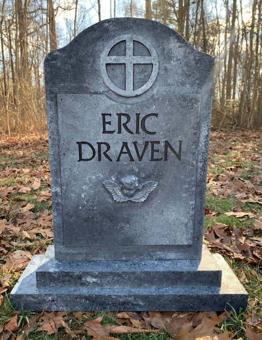 The Crow Eric Draven Full Size Headstone Tombstone Movie Replica