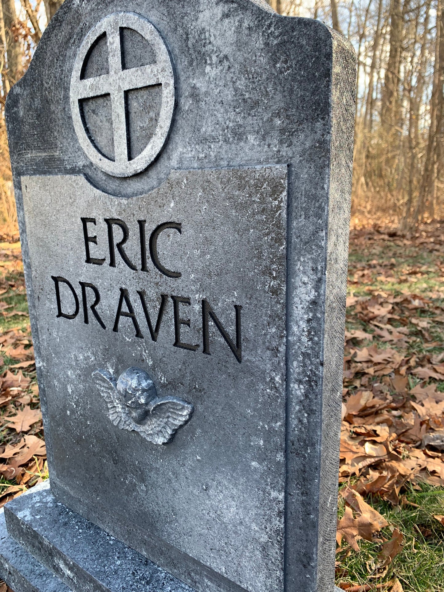 The Crow Eric Draven Full Size Headstone Tombstone Movie Replica