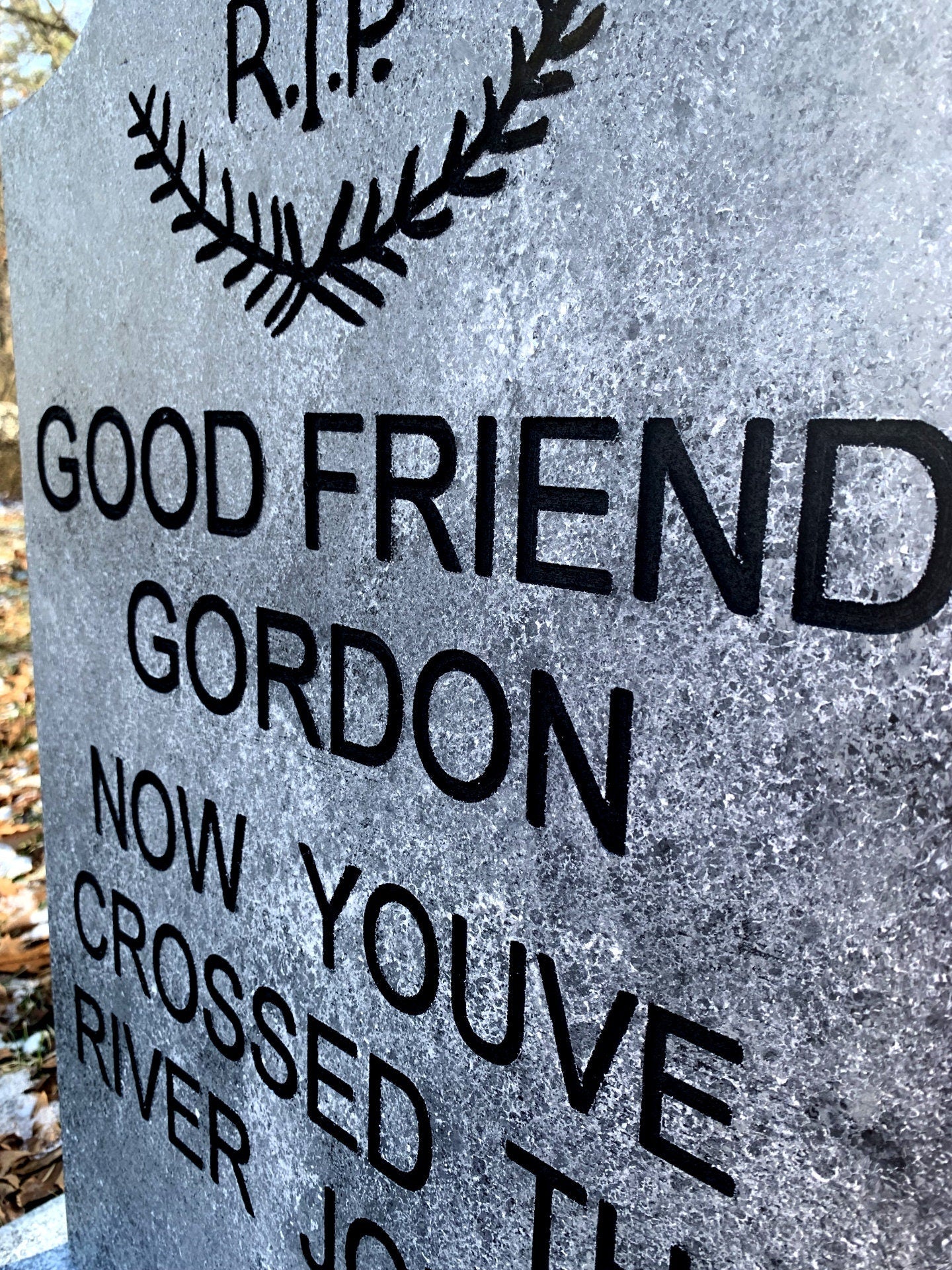 Good Friend Gordon Tombstone