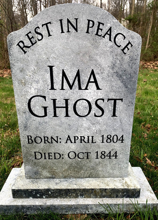 IMA GHOST Funny Tombstone